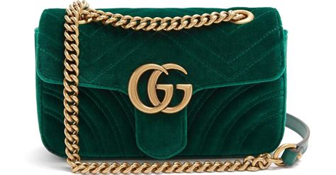 gucci velvet green bag|gucci marmont belt bag velvet.